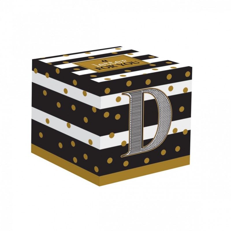 Bicchierino caffè "Lettere" in porcellana 100ml in scatola