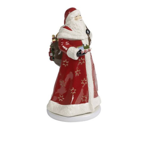 Villeroy & Boch, Babbo Natale rotante in porcellana con carillon