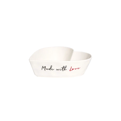 SimpleDay Pirofila a forma di cuore "made with love"