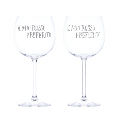 SimpleDay Calice &quot;il mio rosso preferito&quot;