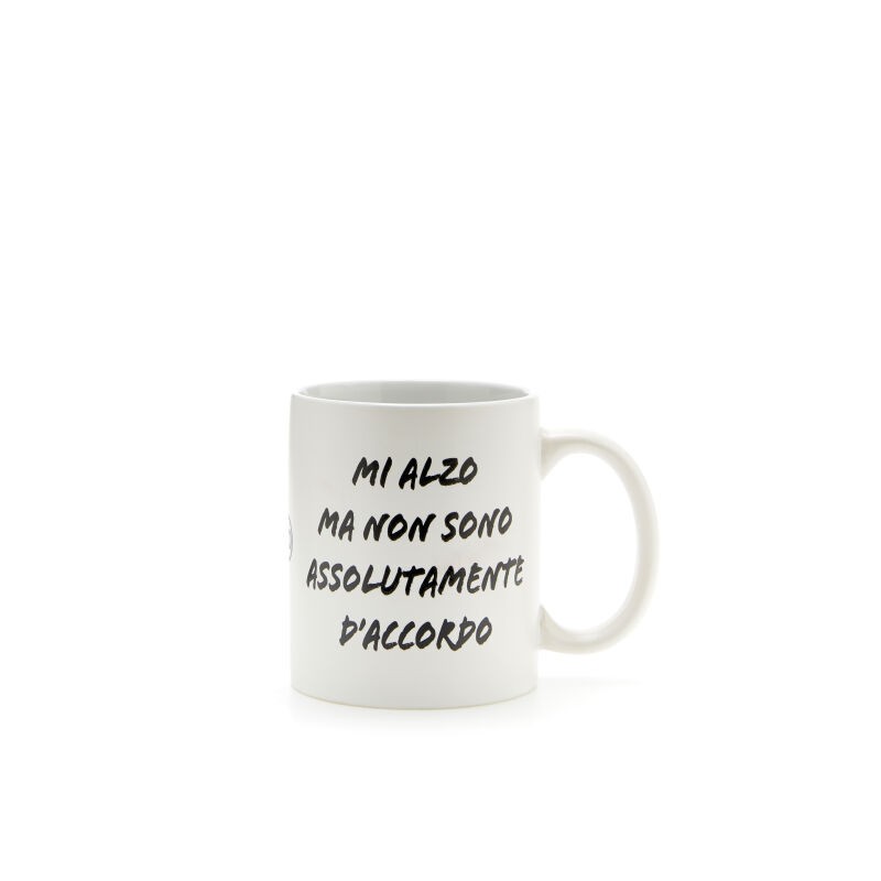 PiùForty Tazza "Mi alzo ma non sono assolutamente d'accordo"
