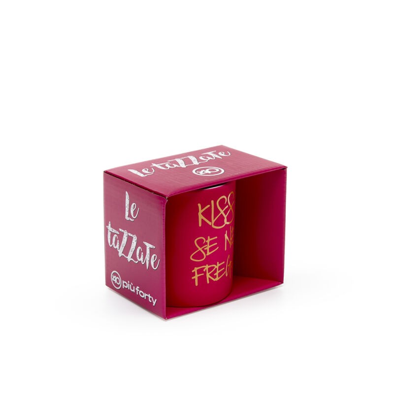 PiùForty Tazza "Kiss se ne frega"