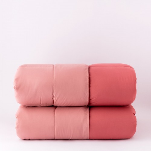 Loren trapunta in microfibra rosa